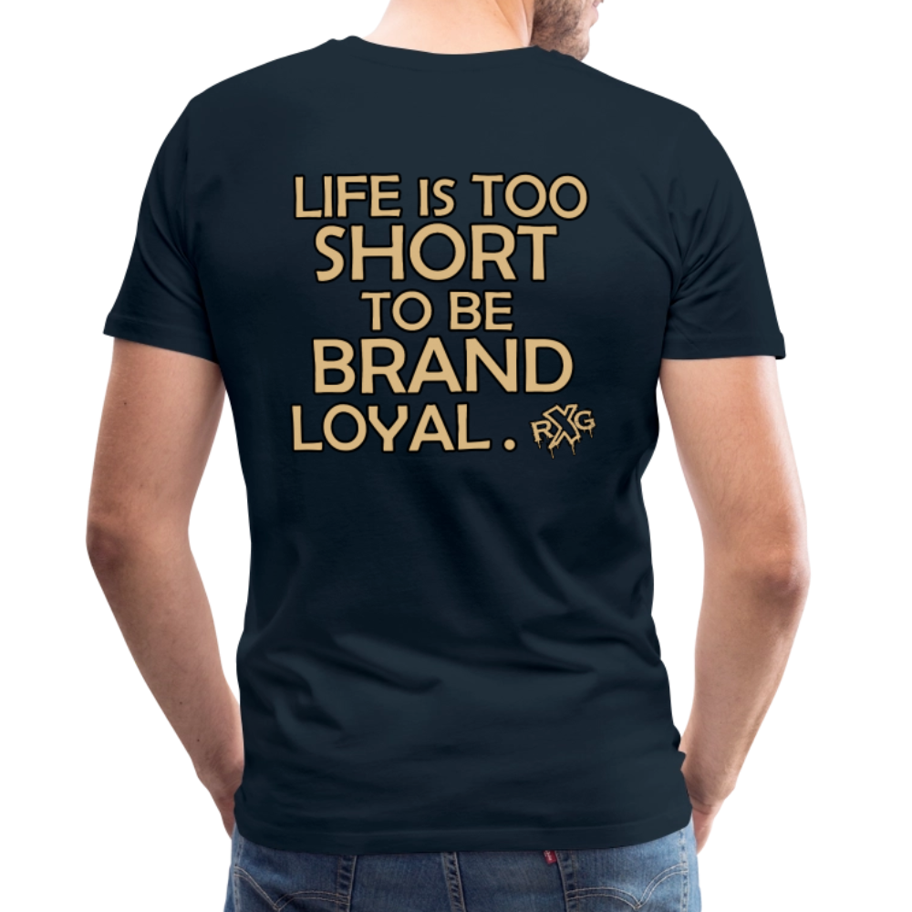 RXG “Life Is Too Short” T-Shirt - deep navy
