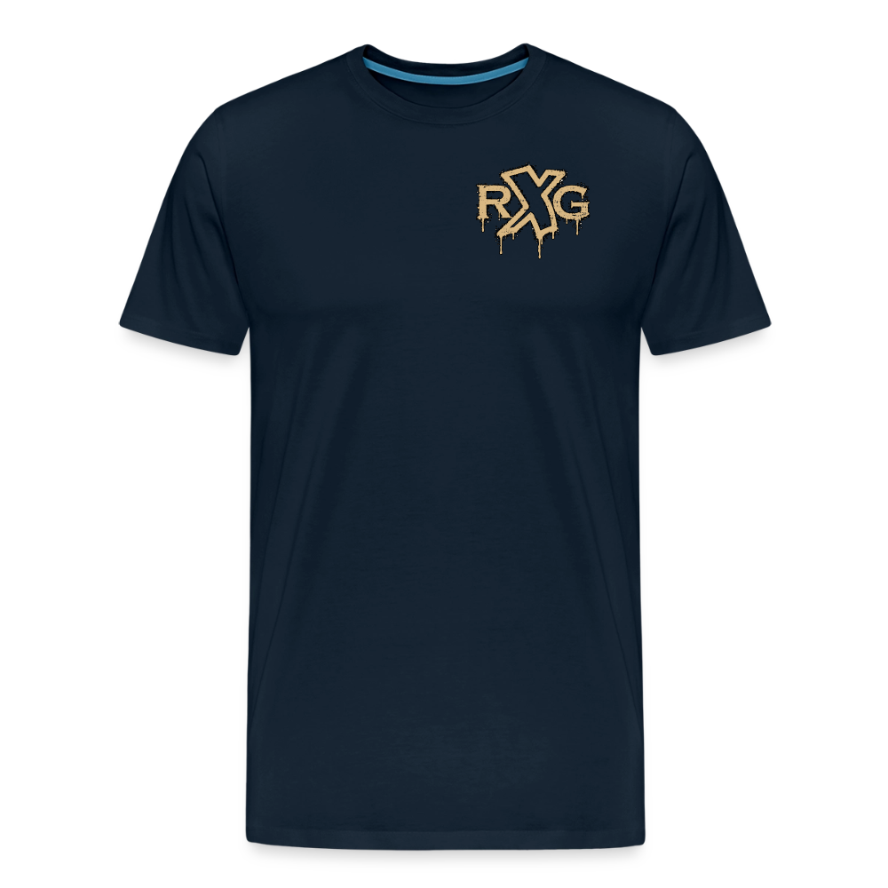 RXG “Life Is Too Short” T-Shirt - deep navy