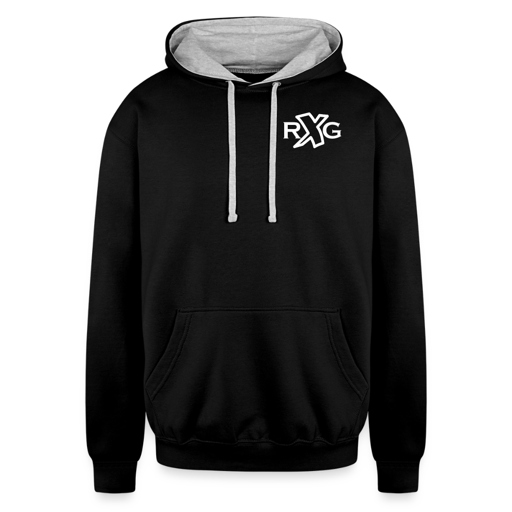 RXG Logo Hoodie - black/heather gray
